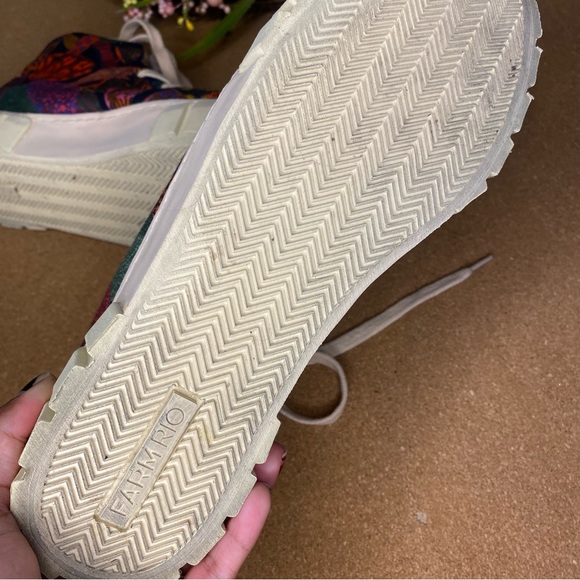 FARM Rio Leopard Mushroom Flatform High Top Sneaker Size 7 - Picture 11 of 16